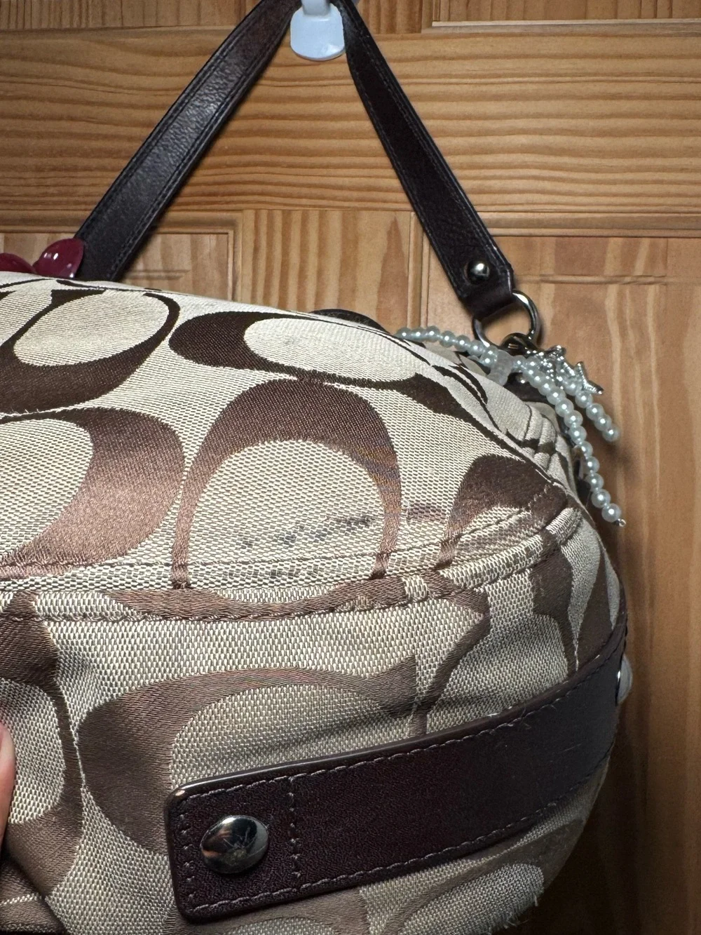 2010 Coach Signature Zoe Hobo Shoulder Bag